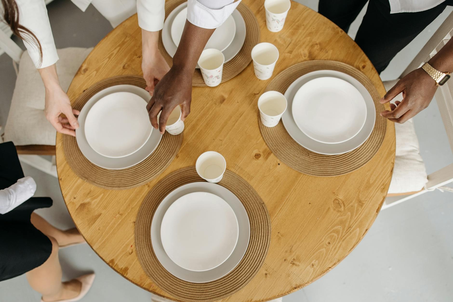 Close-up of ceramic glaze texture and artisan tableware detail